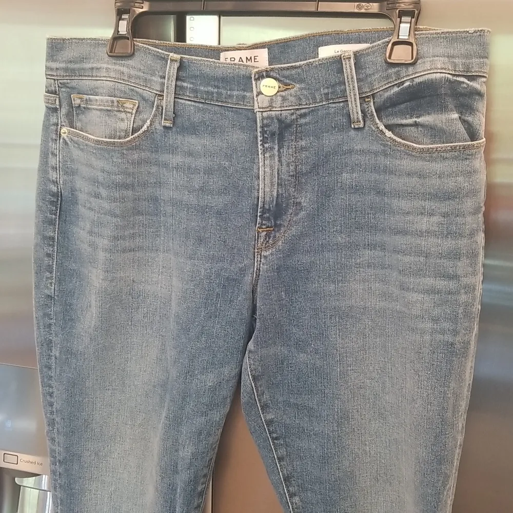 💕FRAME💕 Le Garcon Cuffed Crop Jeans ~ Bixby Blue 30 NWOT - Image 13