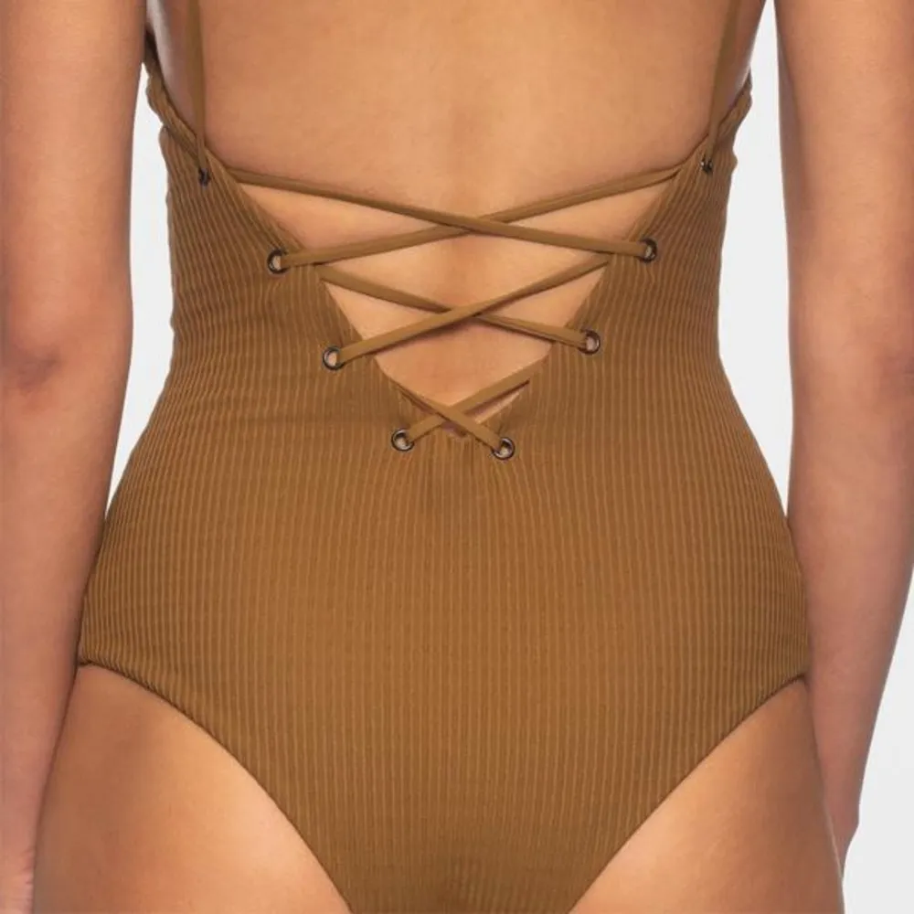 Tavik One Piece Strappy Ribbed One Piece S - Image 4