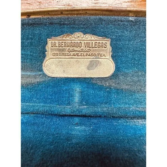 VTG Artcraft Nokoroo Eyeglasses 1/20 12k GF W/Case Dr. Bernardo Villegas El Paso Gold - Image 6