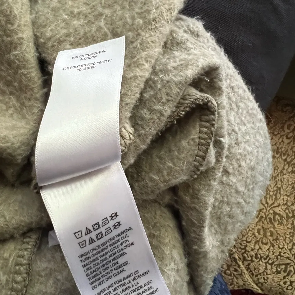 Lucky Brand Hoodie Camo Flyaway Sweatshirt Open front cardigan. Sz.M - Image 9