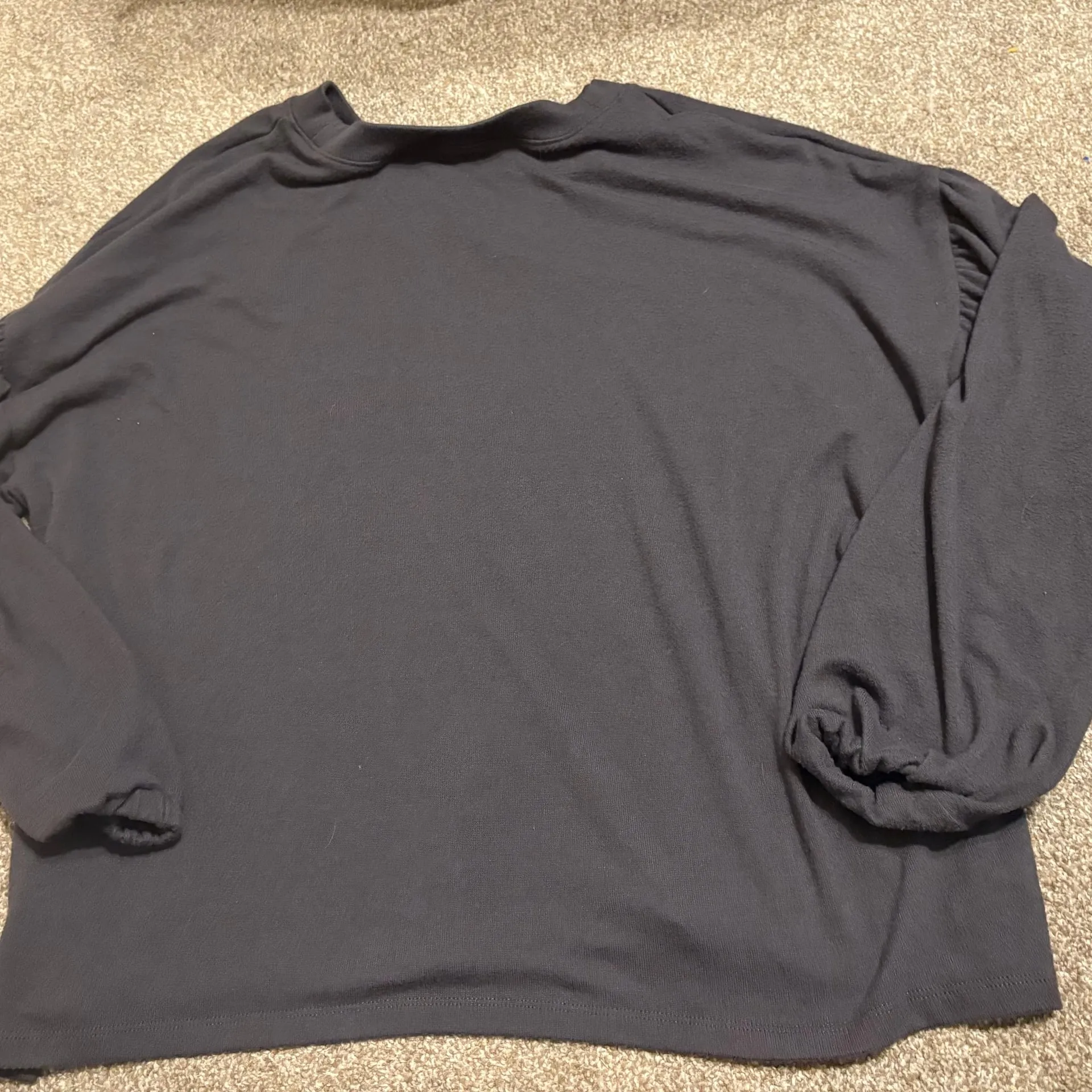 Madewell Crepe Drop-Shoulder Bubble Sleeve Tee - Image 3