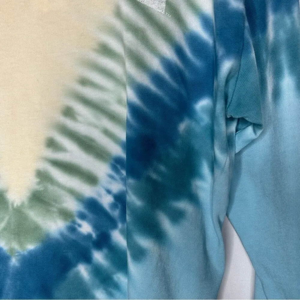 DAYDREAMER Yale Beach View Cropped Tie Dye Pullover NWT in XS - Image 4