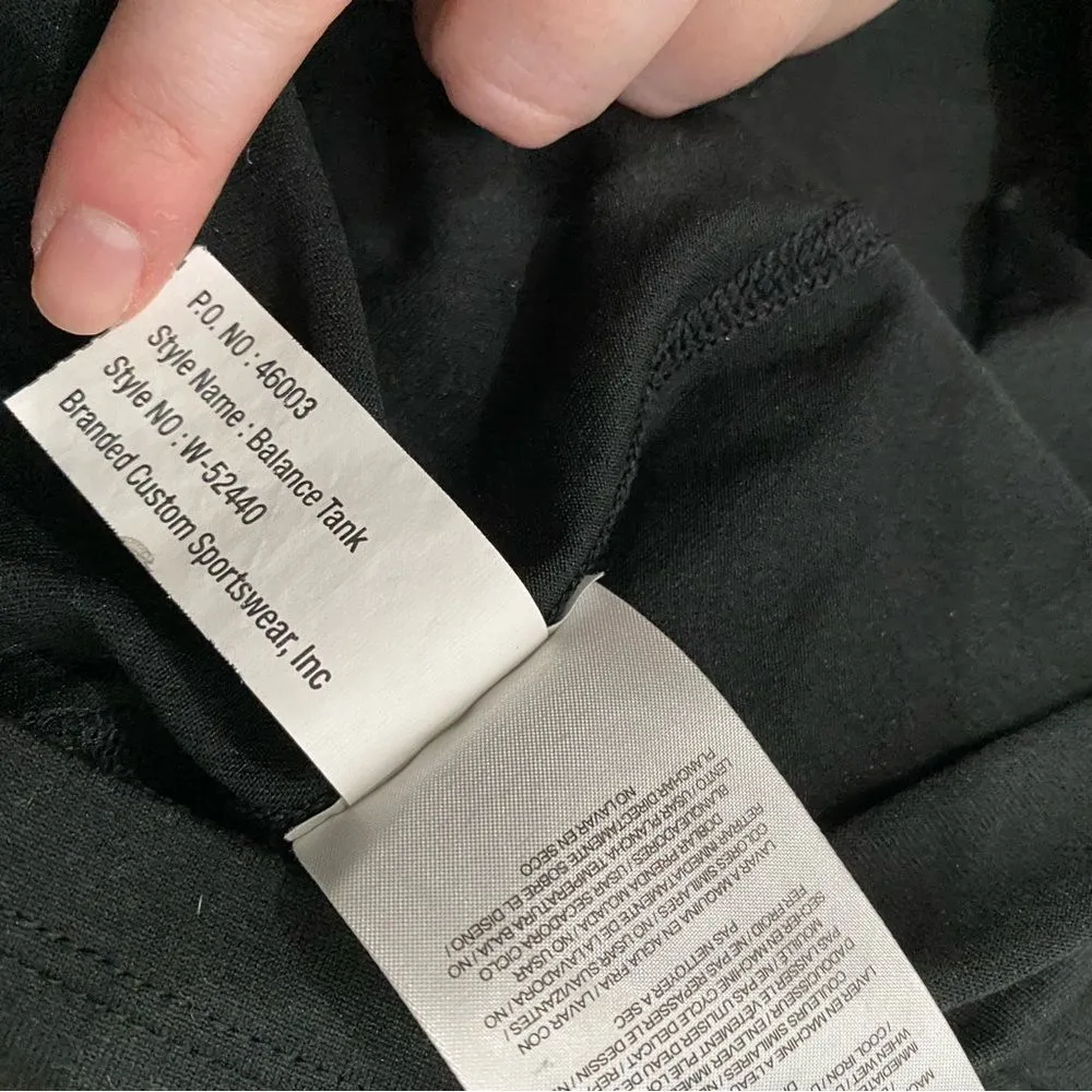 Nike Portland Dri-Fit Balance Tank Top Running Shirt in Black Size XL Active - Image 3