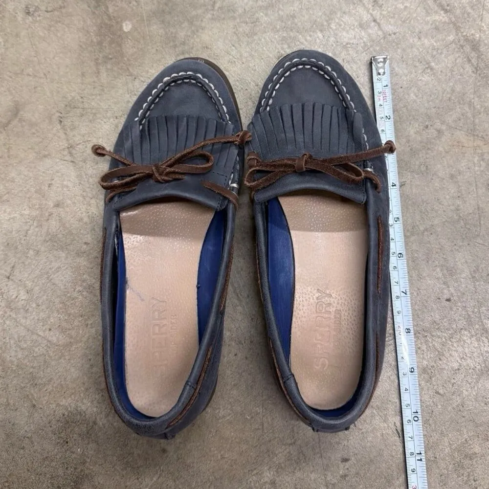 Sperry Classic boat shoes loafers with bow detail - Image 4