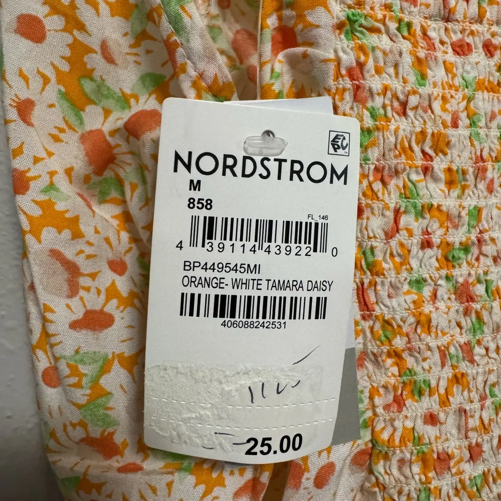 Nordstrom Rack Floral Tank Top - Size Medium - Image 5