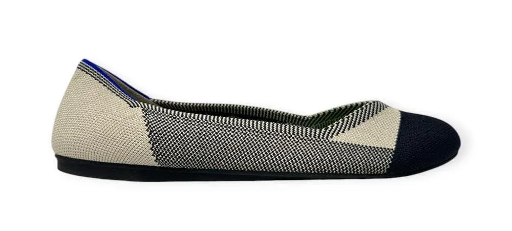 Rothy's | 8.5 | Dove Grey Plaid The Flat Round Toe Slip - Image 5