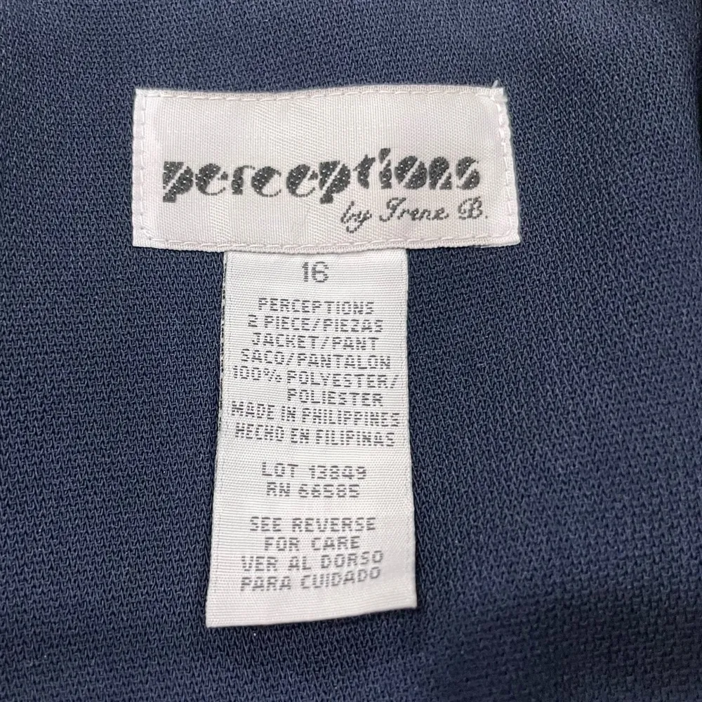 Perceptions Women’s Navy and Neon Jacket US 16 - Image 61