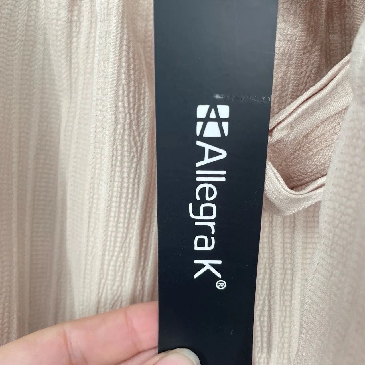 Allegra K Women's Pockets Tie Knot High Waist Wide Leg Paperbag Pants Size M - Image 10