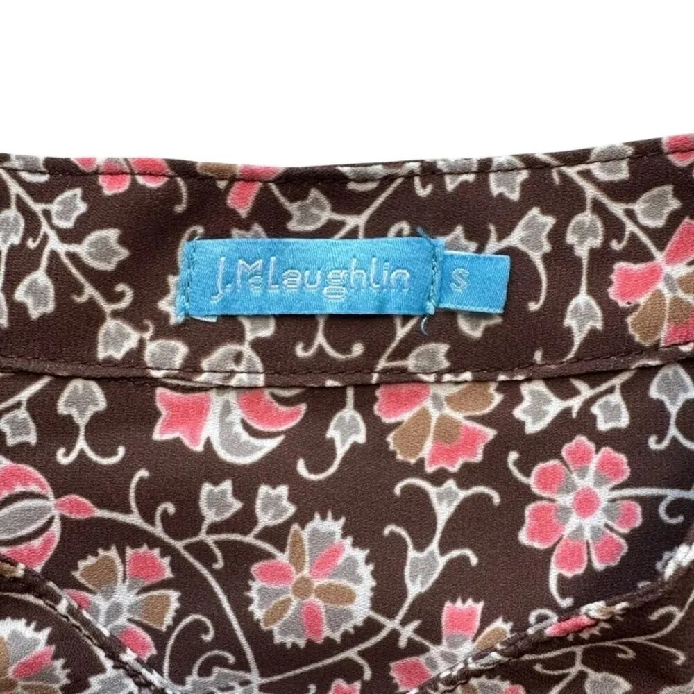 J. McLaughlin Tavia Dress in Folkloric Vine Size Small - Image 10