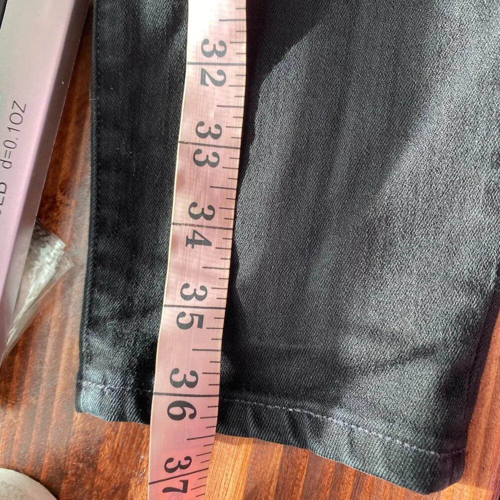 Madewell Women's 9 Inch High Rise Skinny Jeans Black Size 29 - Image 11