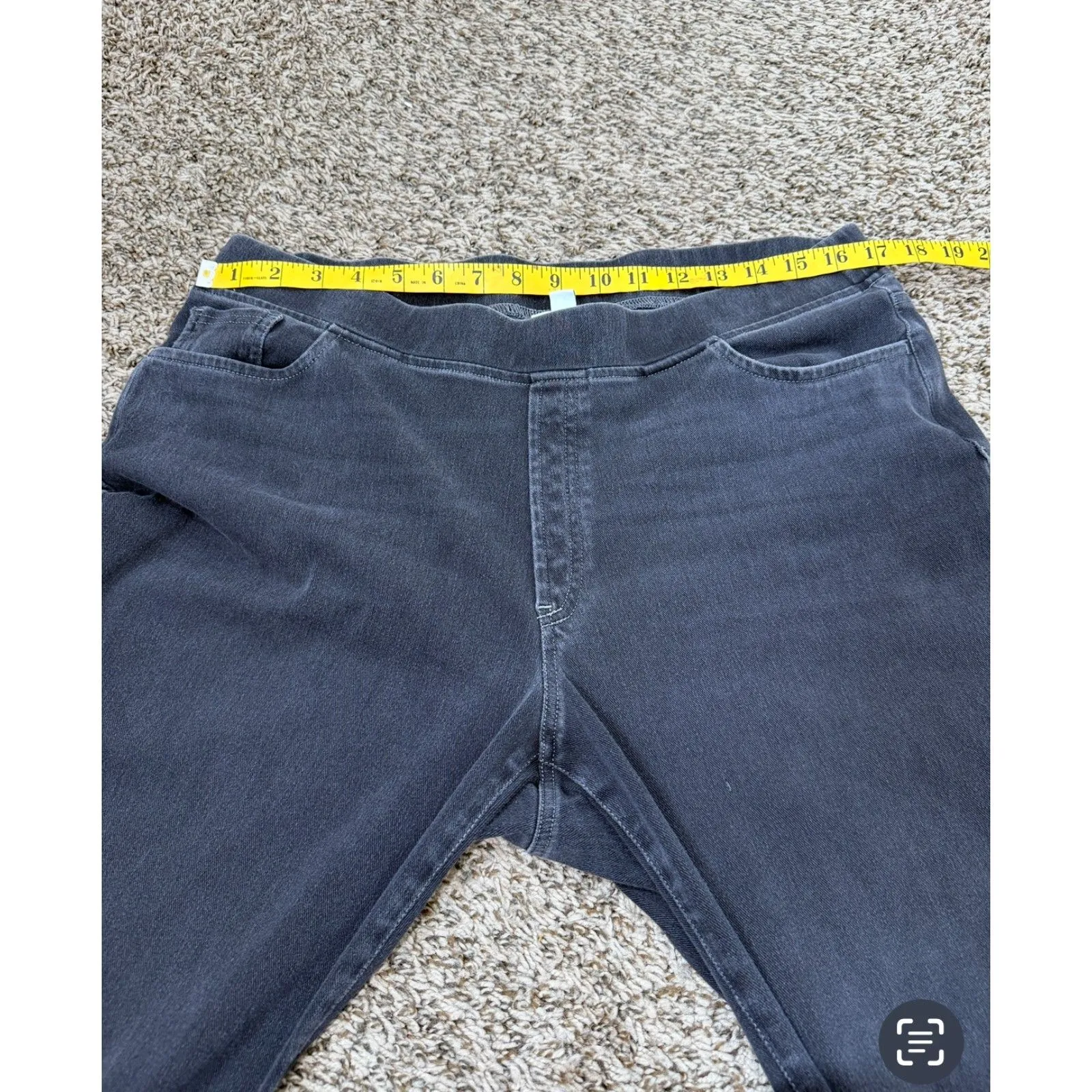 J Jill Purejill Womens Black Pull On Elastic Waist Pants Sz L Casual Stretch Size L - Image 6