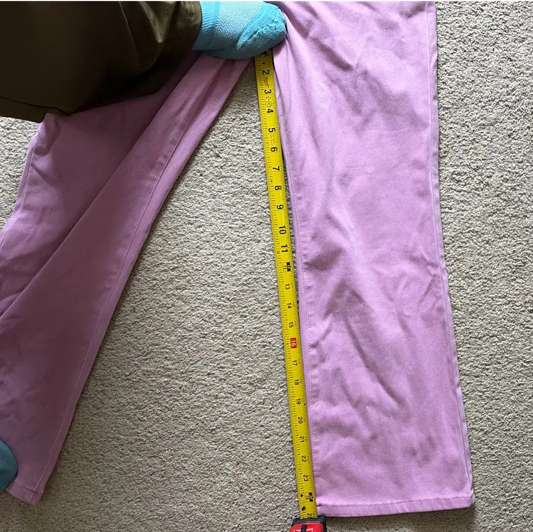 Halara kick crop pink stretch jeans  - Image 8