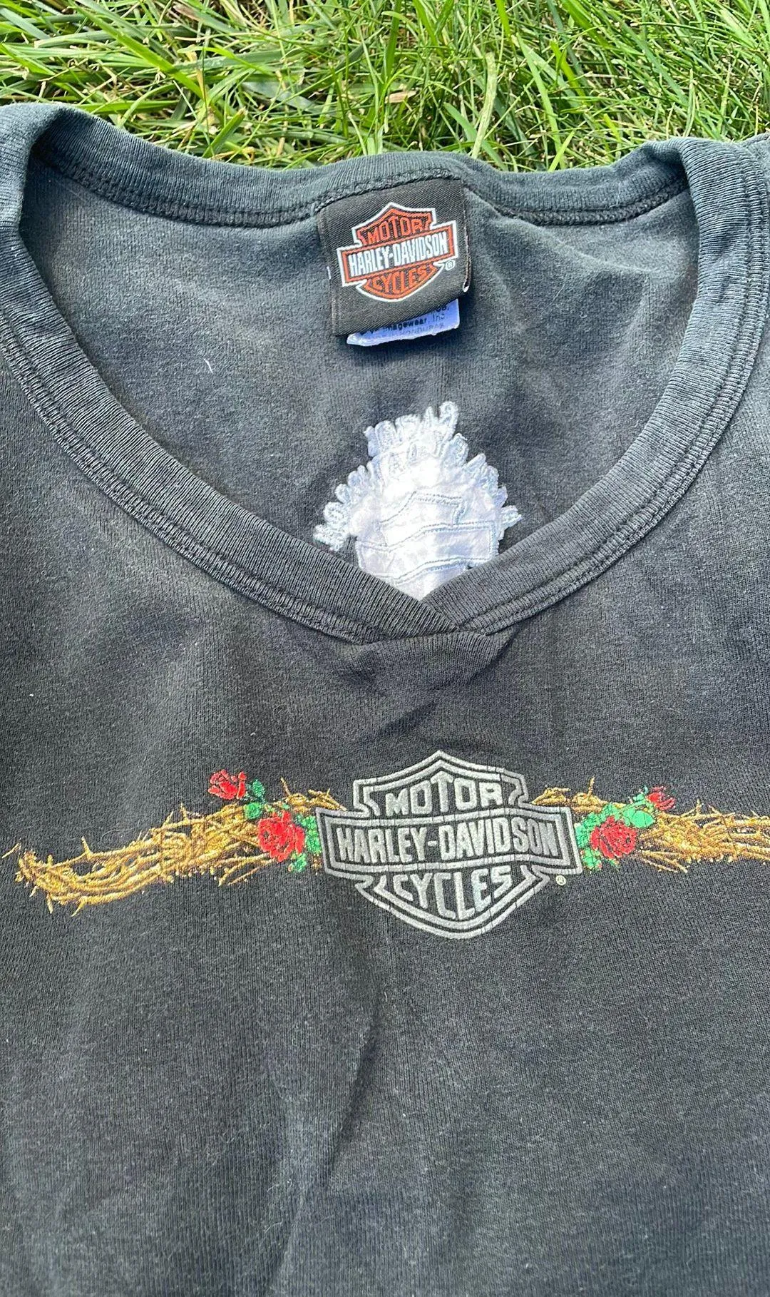 Vintage Harley Davison Top - Image 4