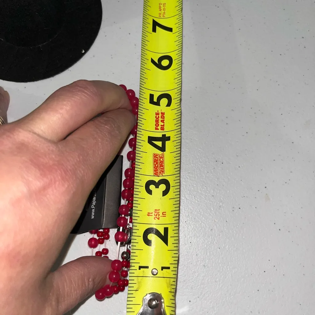 NWT Paparazzi Bundle of 3 Pink Beaded Elastic Bracelet with Silver Charms - Image 2