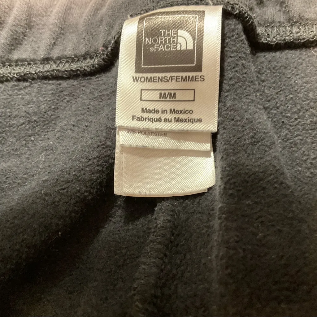 The North Face Bootcut Sweatpants Black Lower Rise Lounge Women’s Sz M - Image 5