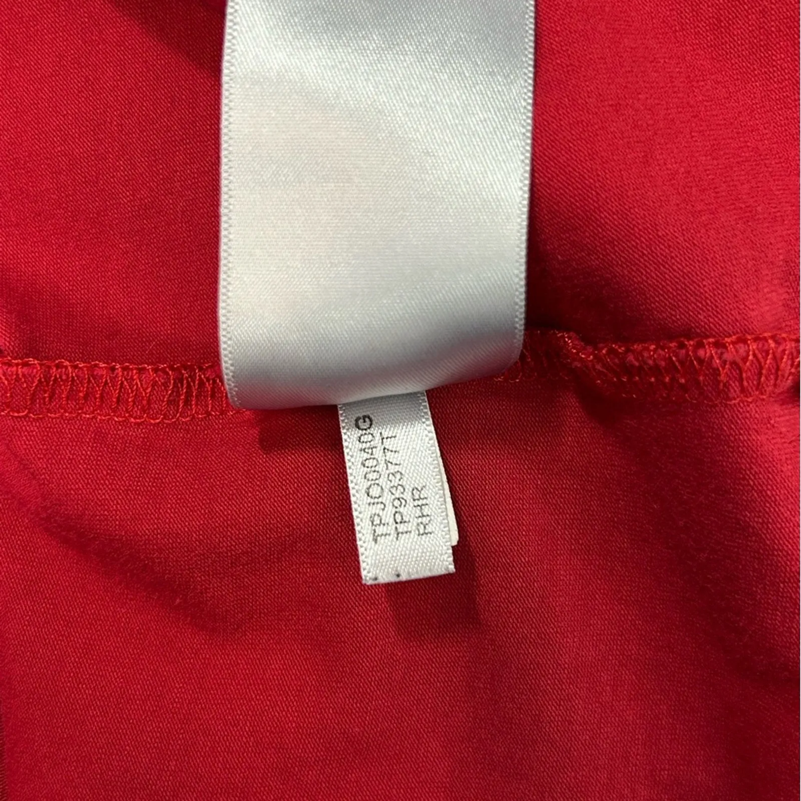 Vintage Tommy Hilfiger Sport Red Ringer V-Neck Tee Y2K Size M - Image 9