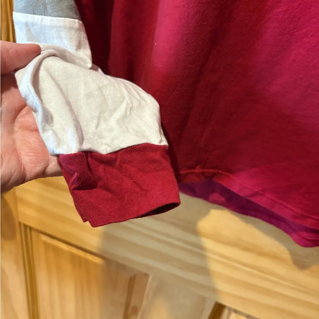 Victoria's Secret PINK ls T-shirt University of Oklahoma Sooners logo women’s XS - Image 4