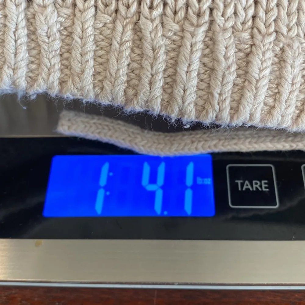 Garnet Hill Easy Linen & Organic-Cotton Beach Sweater XS cream with blue stripes - Image 6