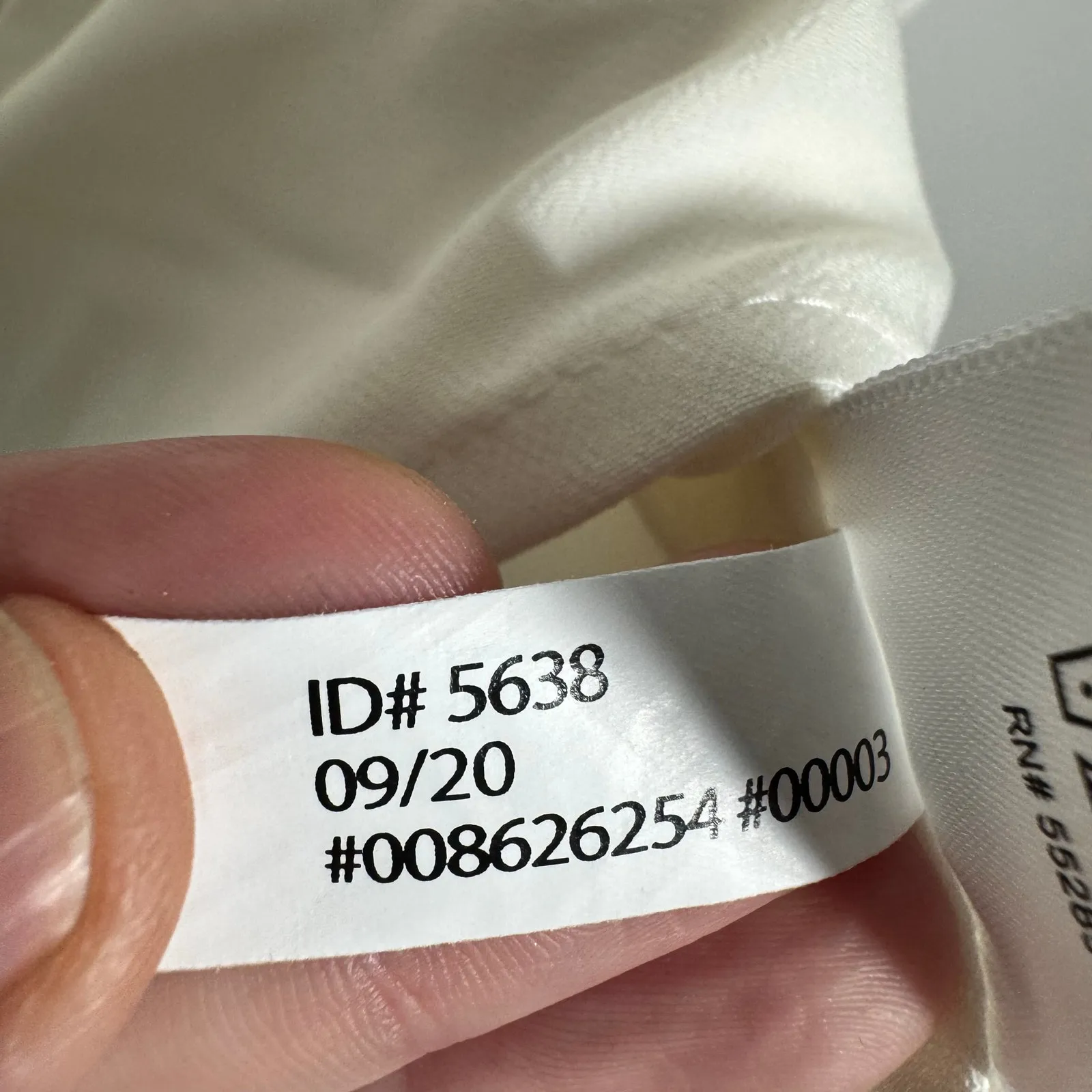 Express Shoulder Pad Minimal Modest Blouse Top Women M Ivory White Career Work - Image 6