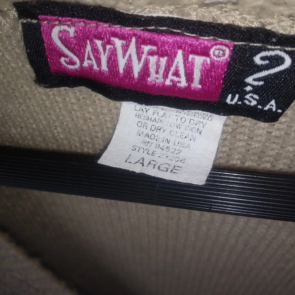 Say What? M Beige Cardigan Sweater - Image 4