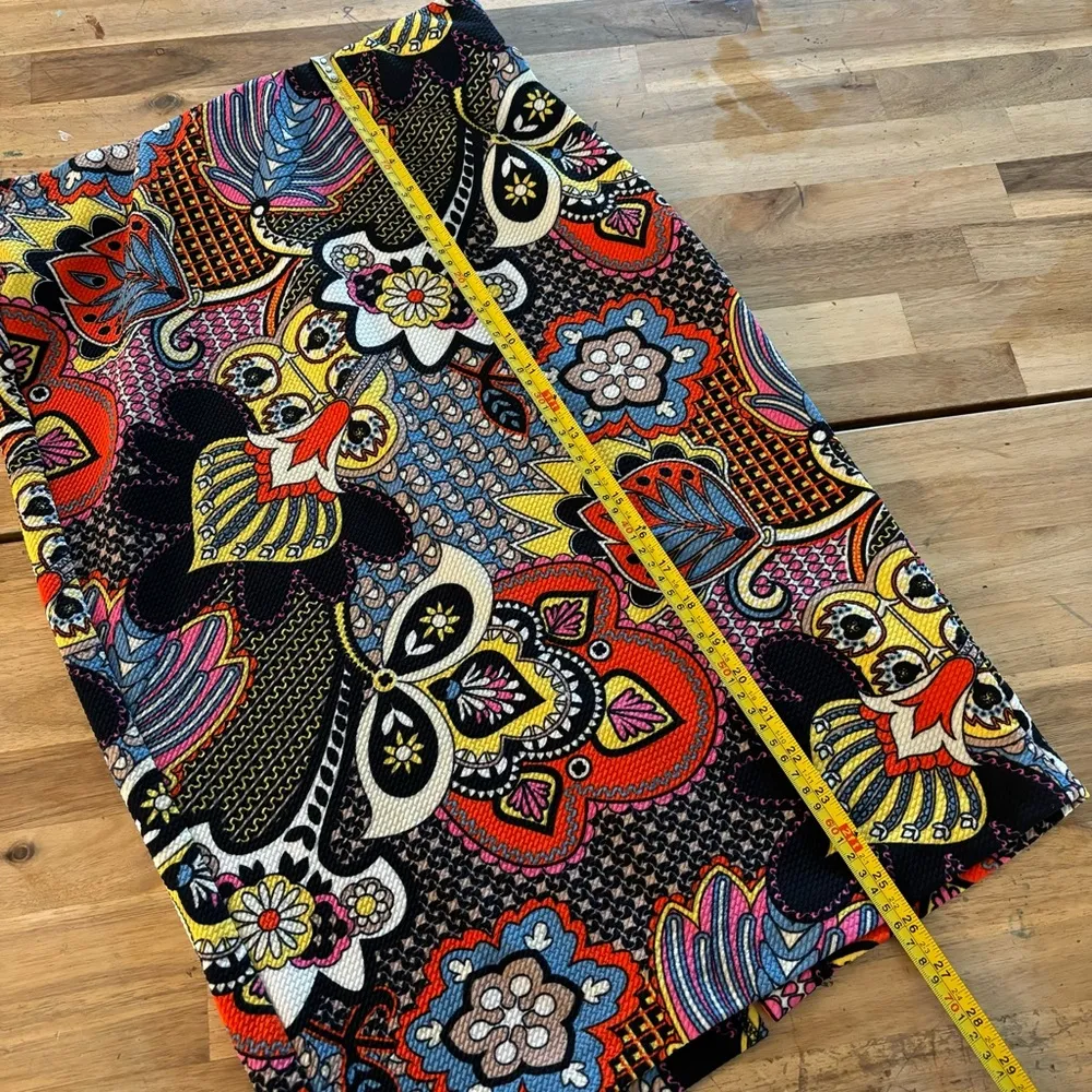 ECI New York Multi Color Floral Pencil Skirt M - Image 5