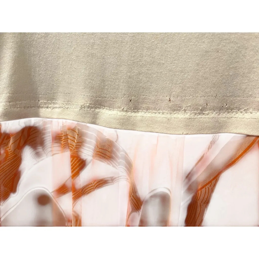 Body Glove Vintage 80's 90's T-Shirt Dress Women's Size Small Costume Orange - Image 6