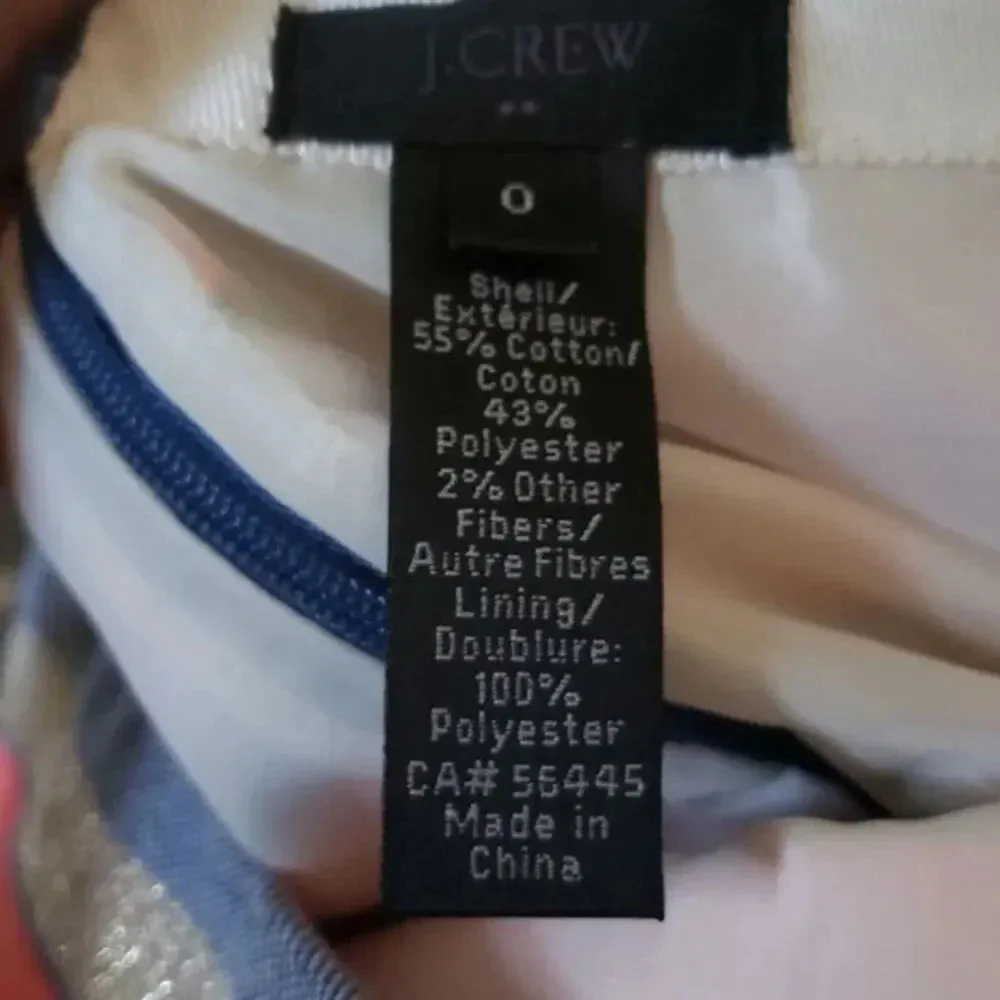 J.Crew Women’s Striped Pencil Skirt 0 Size Multicolor Purple Orange Gold - Image 7