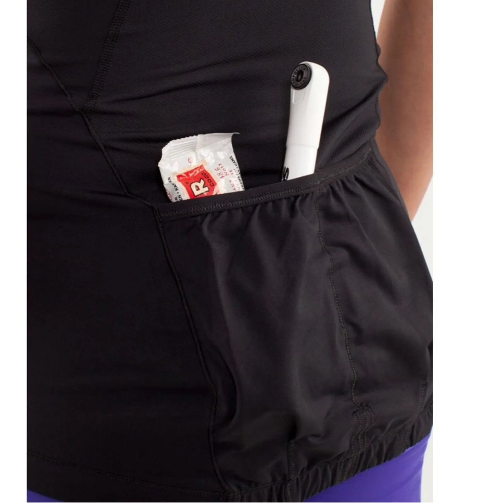 LULULEMON Presta Cycling Top Women 8 Black Bike Sporty Athletic Outdoor Camping - Image 7