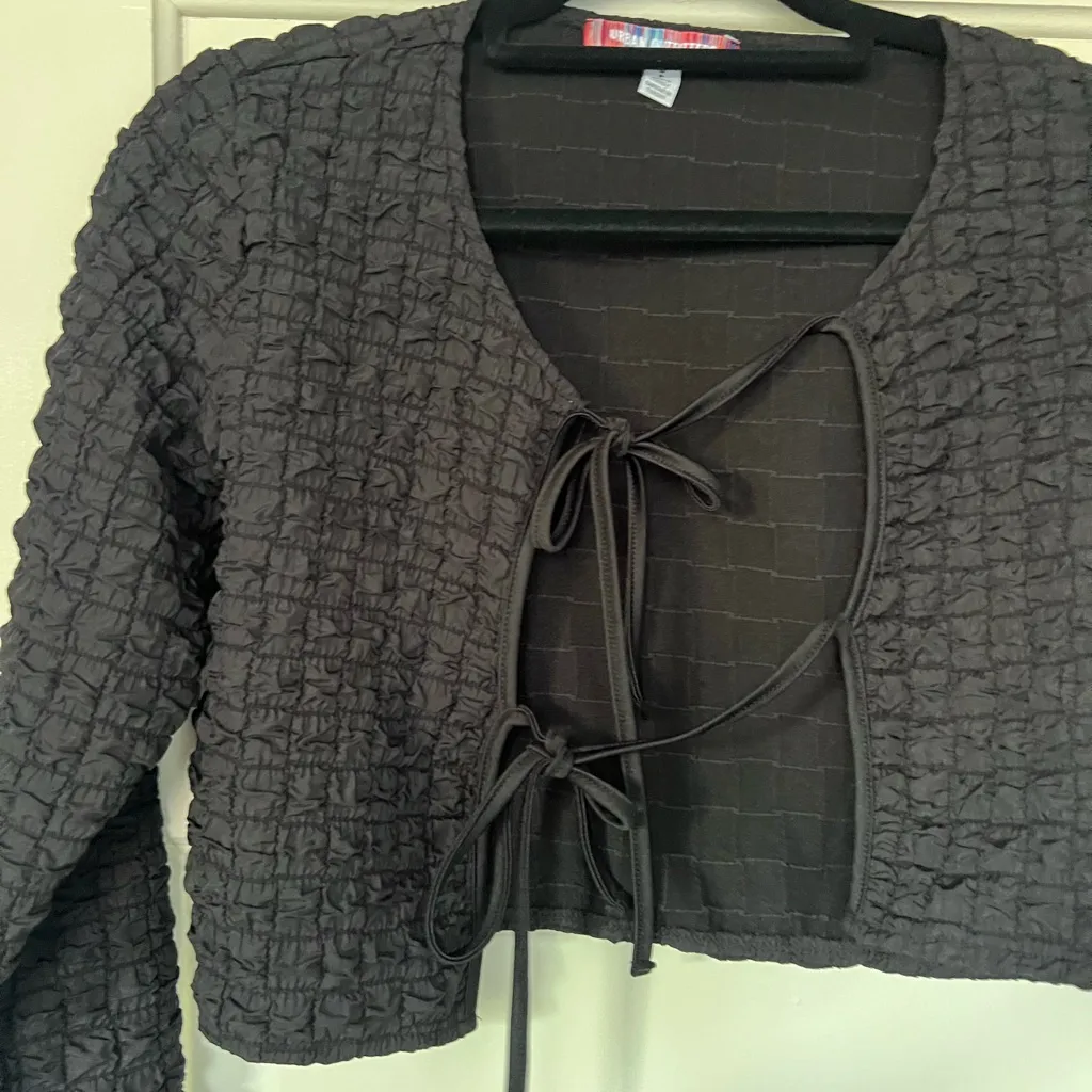 Urban Outfitters Bubble tie wrap top - Image 2