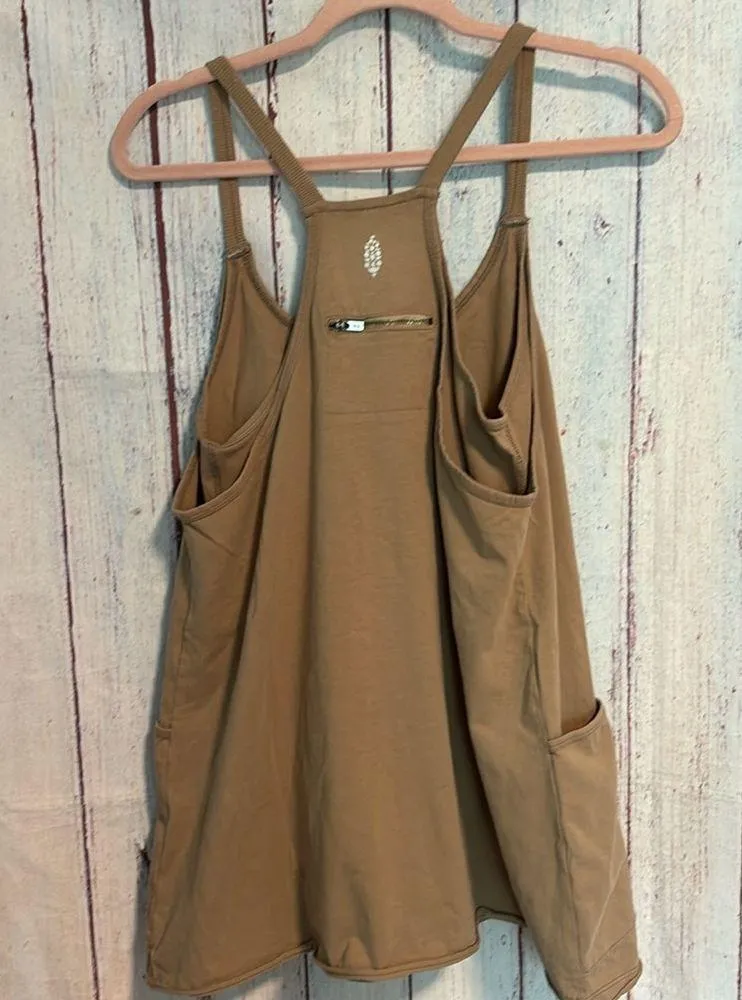 NWOT FP Movement Hot Shot Mini Dress Tan - Image 11