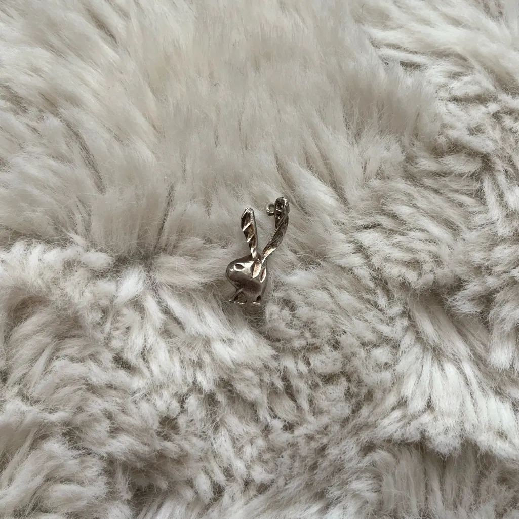 Vintage Sterling silver 925 playboy bunny charm - Image 5