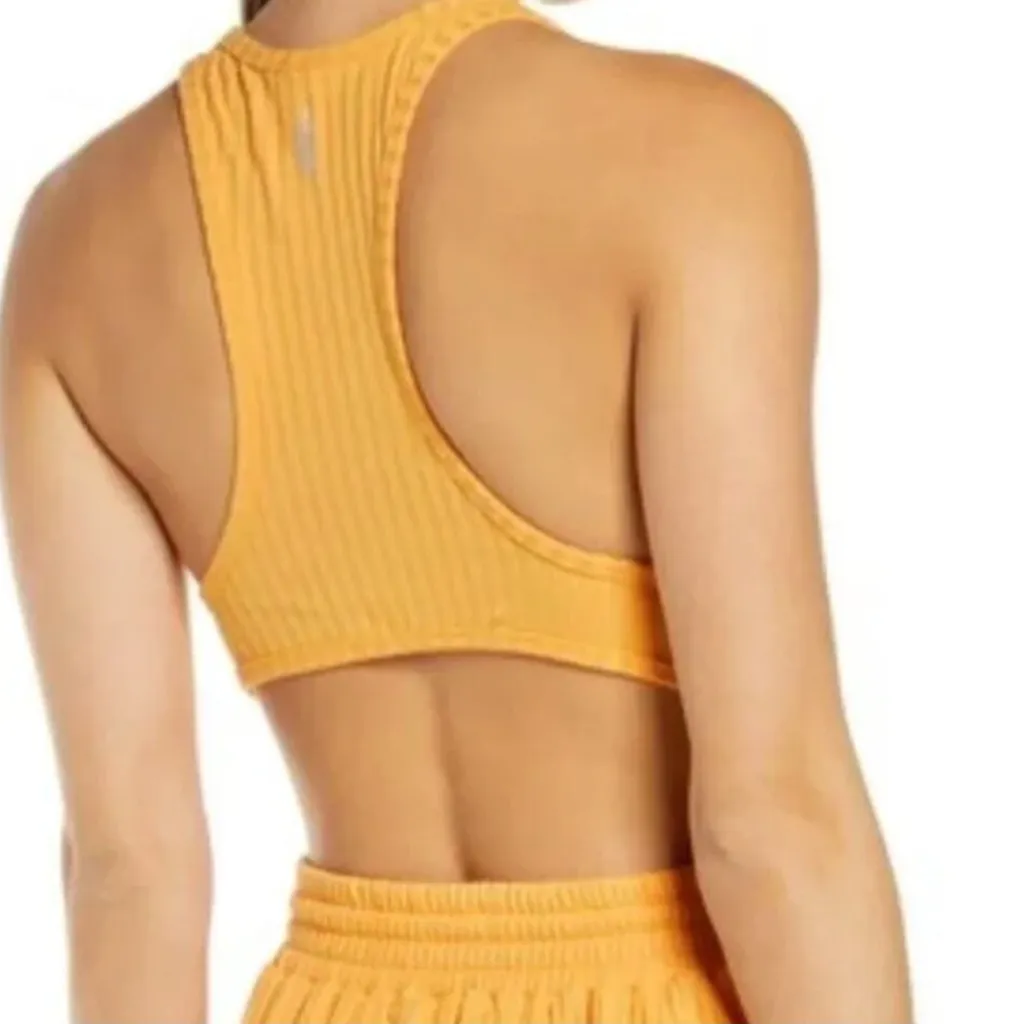 Free People Movement Blissed Out Romper Orange Size L - Image 5