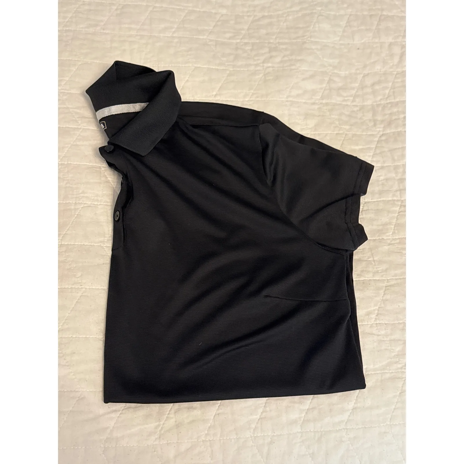 Adidas CLIMALITE Black Athletic‎ Golf Polo Shirt Women's Large - Image 5