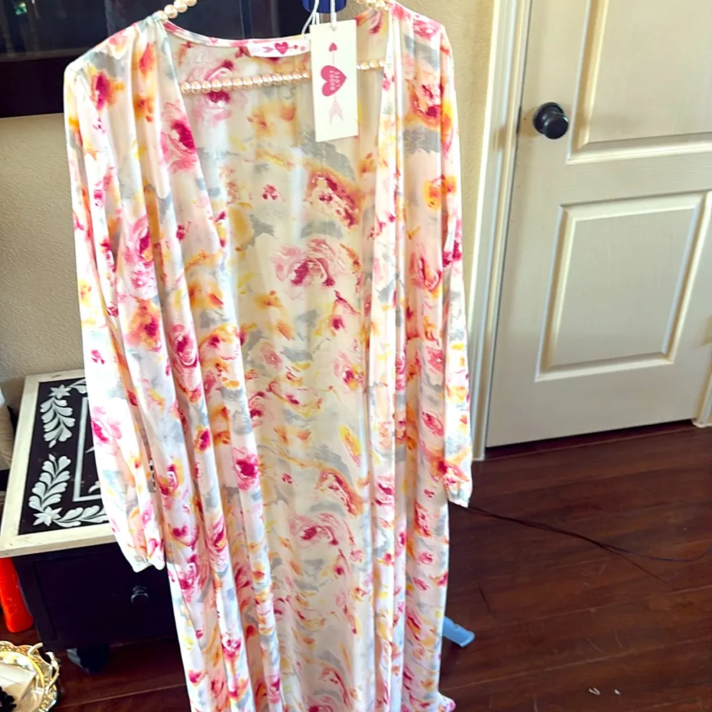 Buddy Love Floral Duster Pink Size undefined - Image 3