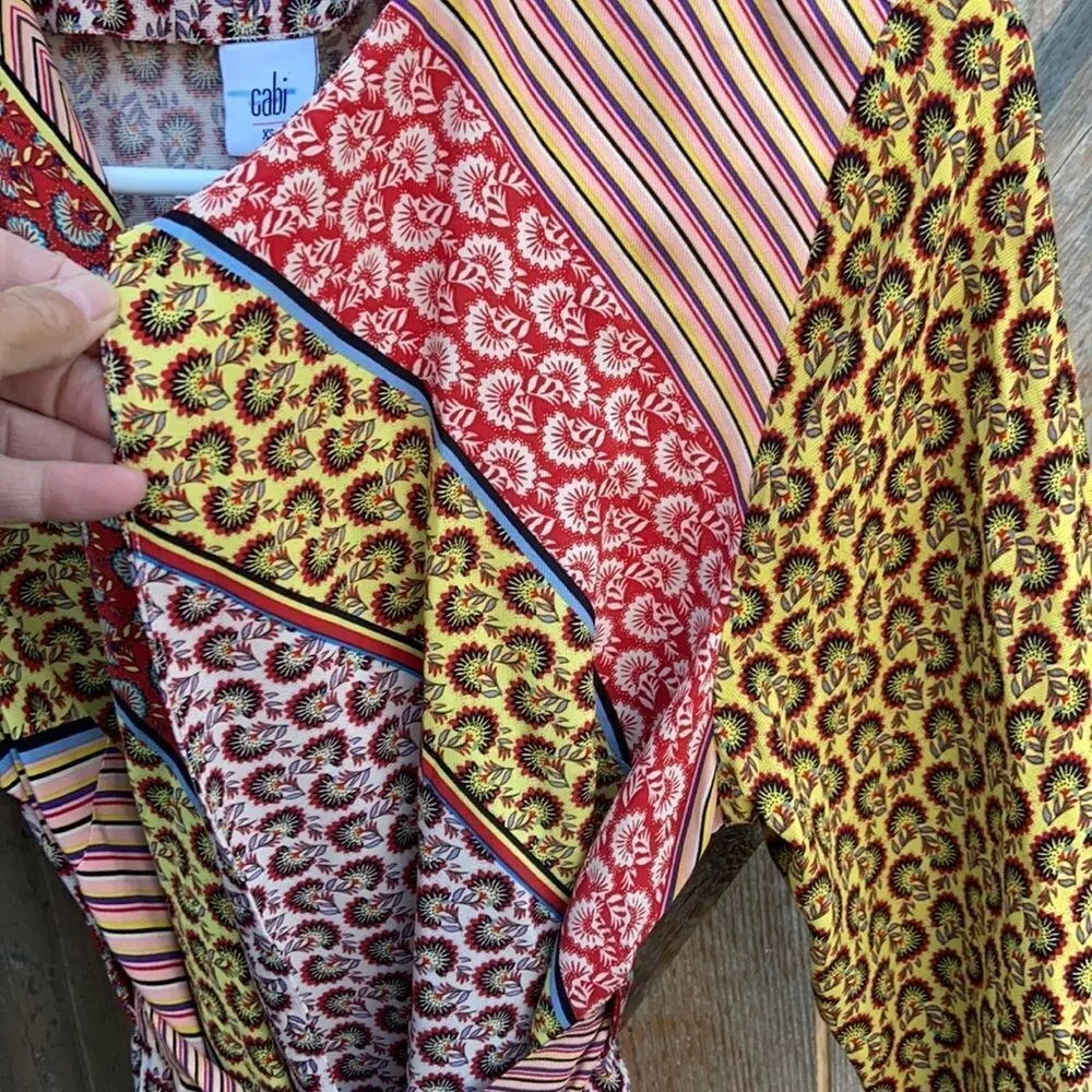 Like new CAbi kimono style full length top - Image 10