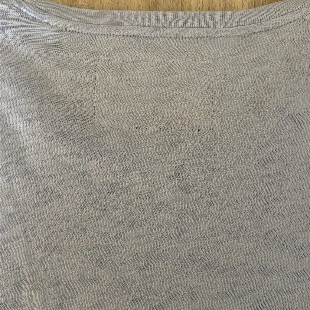 ATM Long Sleeve Slub Distressed Crewneck Tee Shirt Top Women’s Small T - Image 9