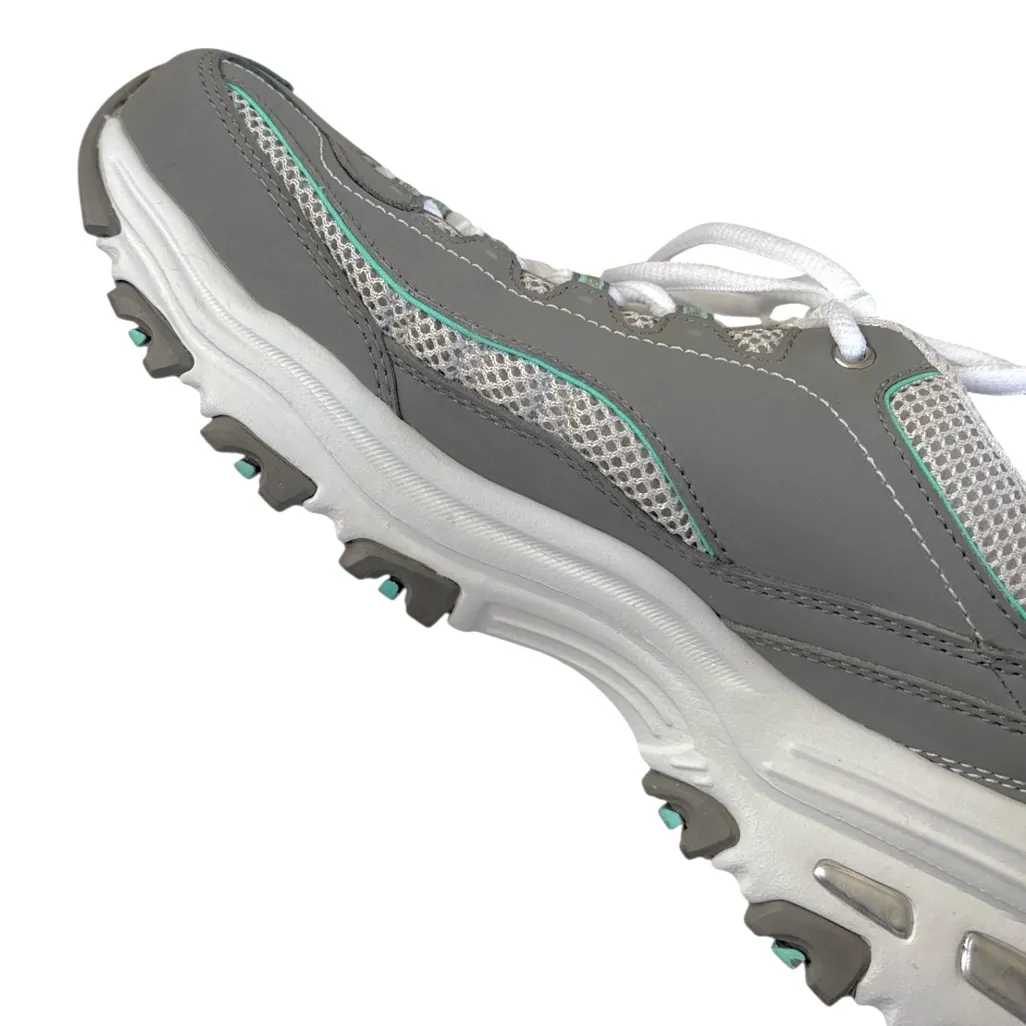 Like New Skechers D’Lites - Lifesaver Sneakers Grey Mint Size 10 - Image 6