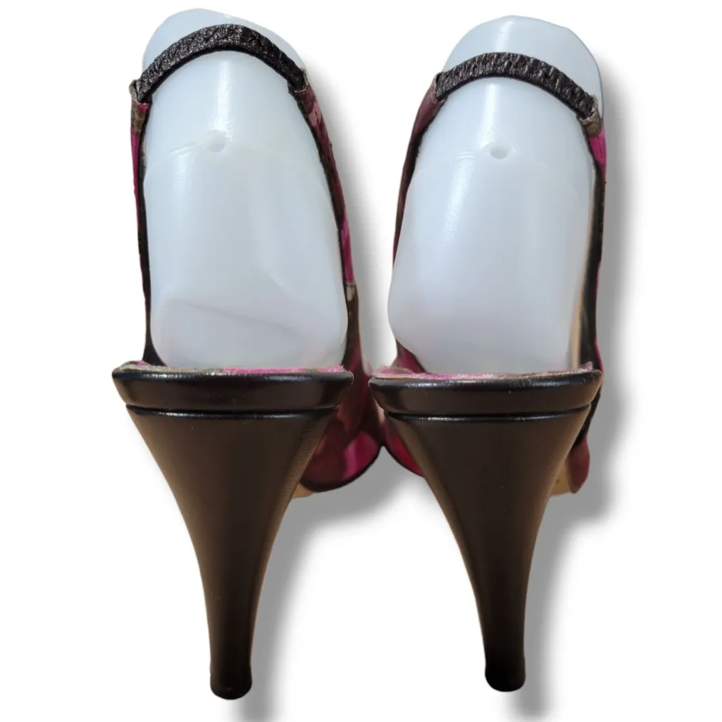 Kate Spade Shoes Size 7.5 B 4"in Heels Kate Spade Heels Floral Sling Back Heels Women's Heels - Image 7