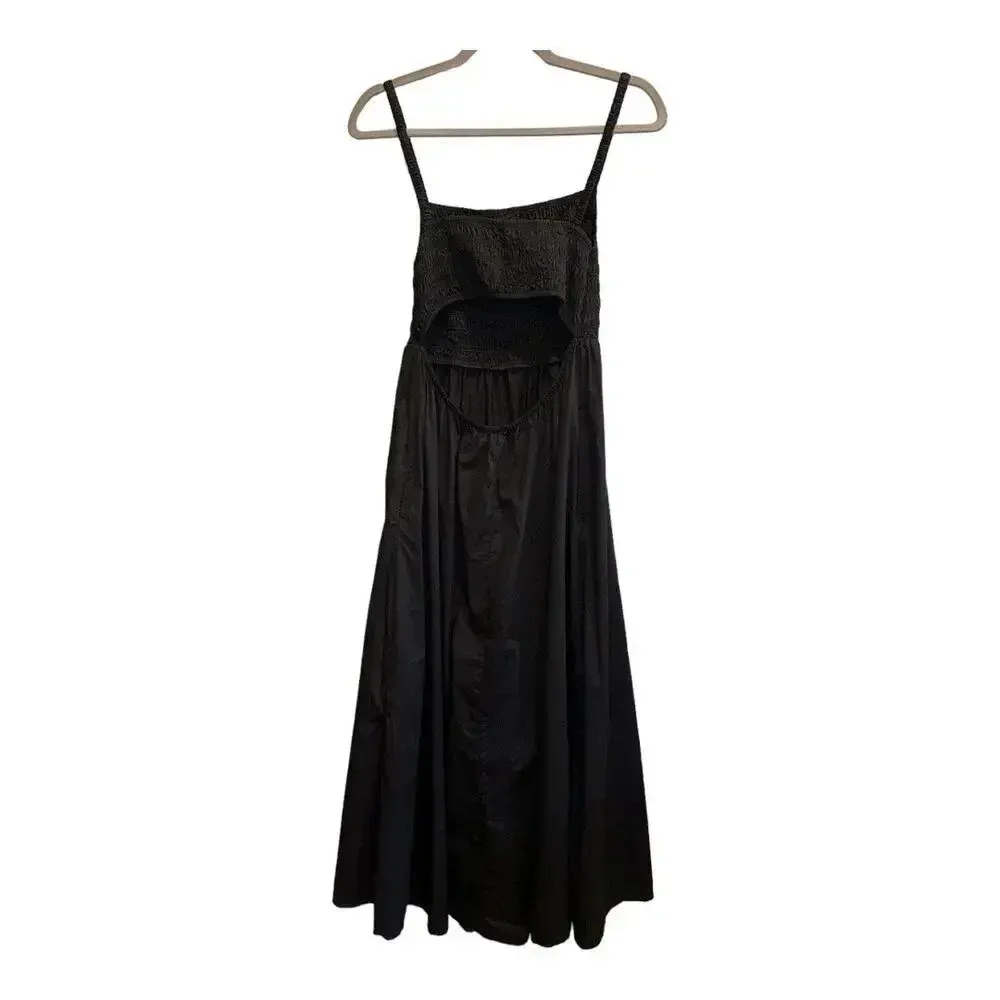 Old‎ Navy Midi Open Back Black Dress - Image 2