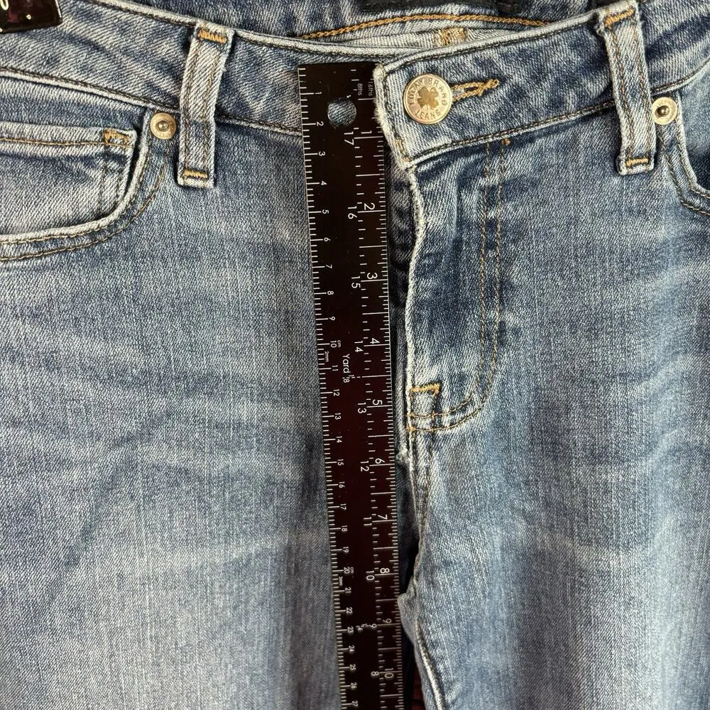 Lucky Brand Jeans Womens Size 4/27 Blue Denim Lolita Skinny small hole at zipper - Image 12