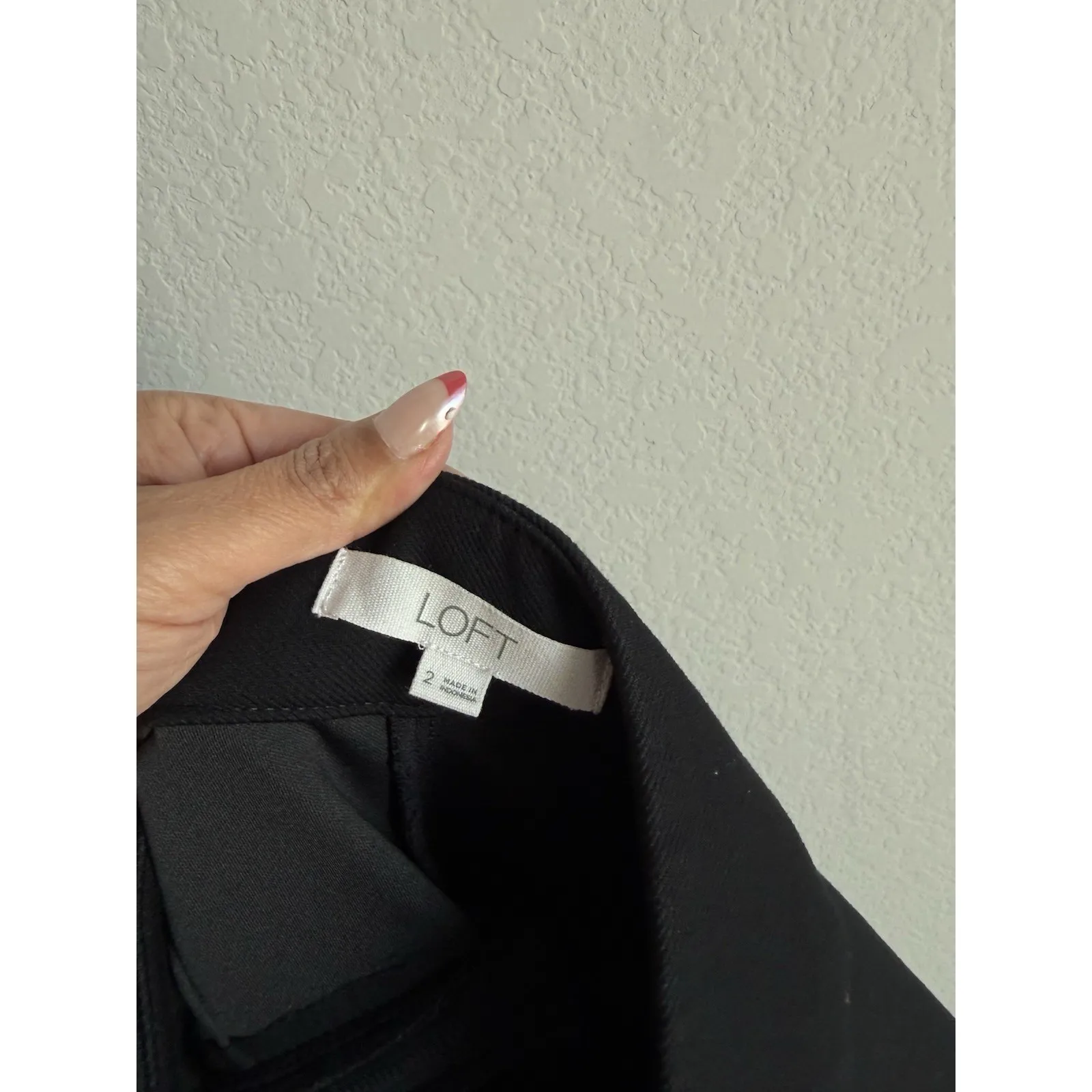 Loft Women's Size 2 Split Hem Flare Ponte Twill Pants Stretch Casual Business - Image 11