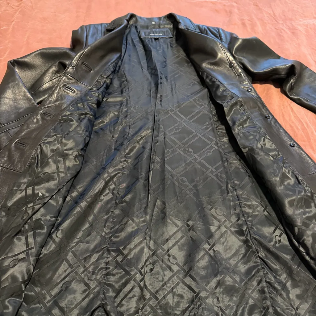 Jones New York Black Leather Jacket - Image 6