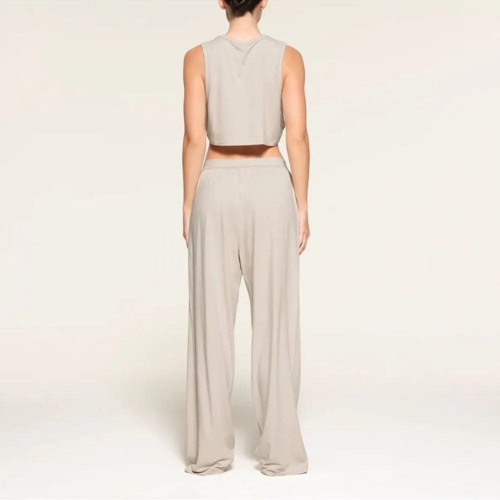 Skims Boyfriend Loose Pant in Stone Size 4X - Image 5