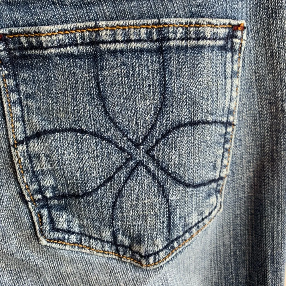 Vigoss Koi Embroidered Medium Wash Boot Cut Jeans - Image 8