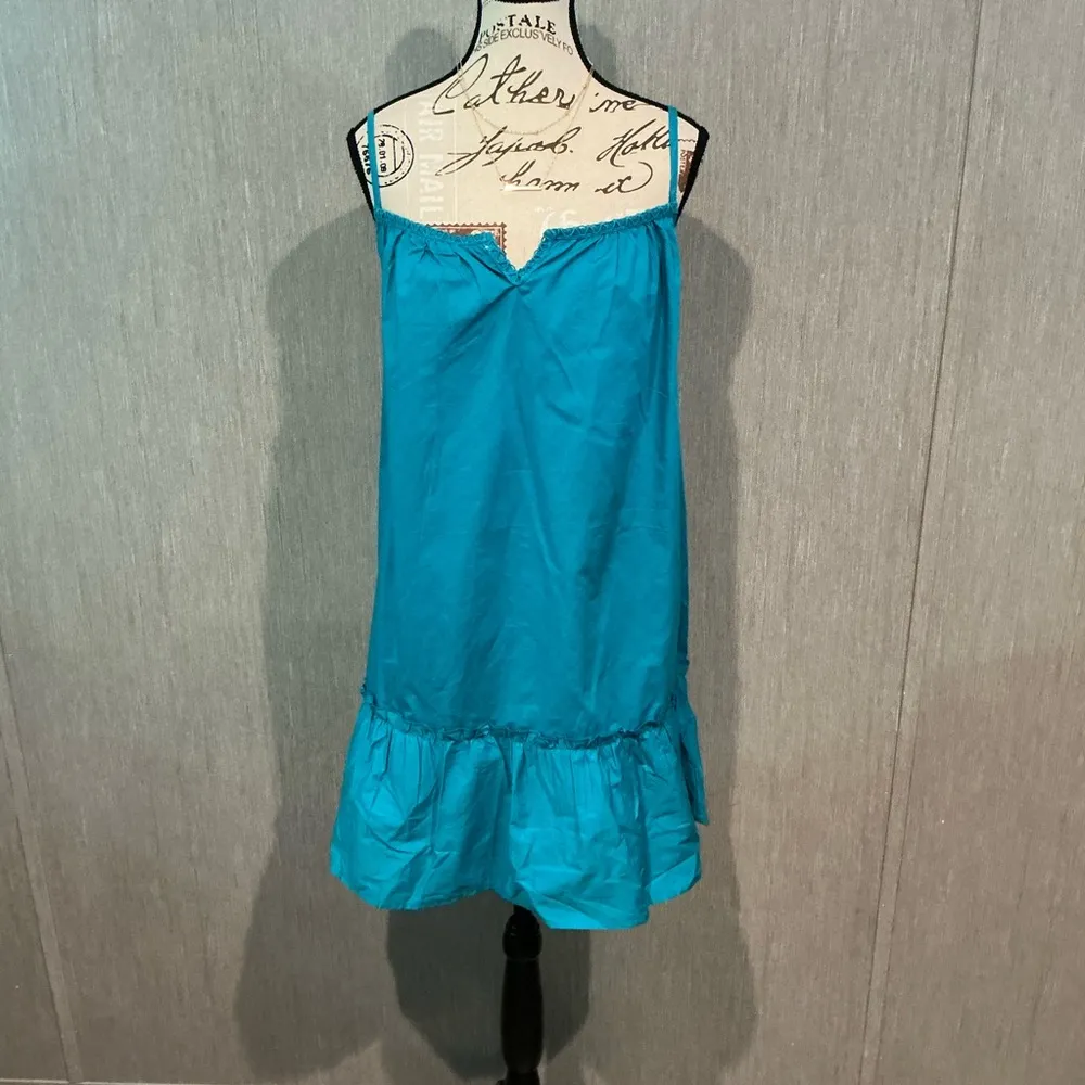 Boohoo Teal Sleeveless Mini Dress Size 16 - Image 9