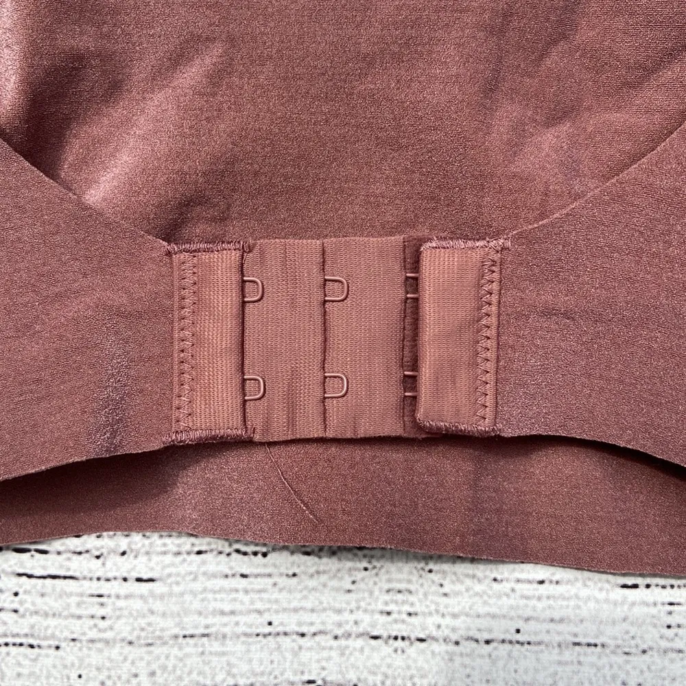 PINK Victoria’s Secret mauve pink seamless unlined bralette size large - Image 5
