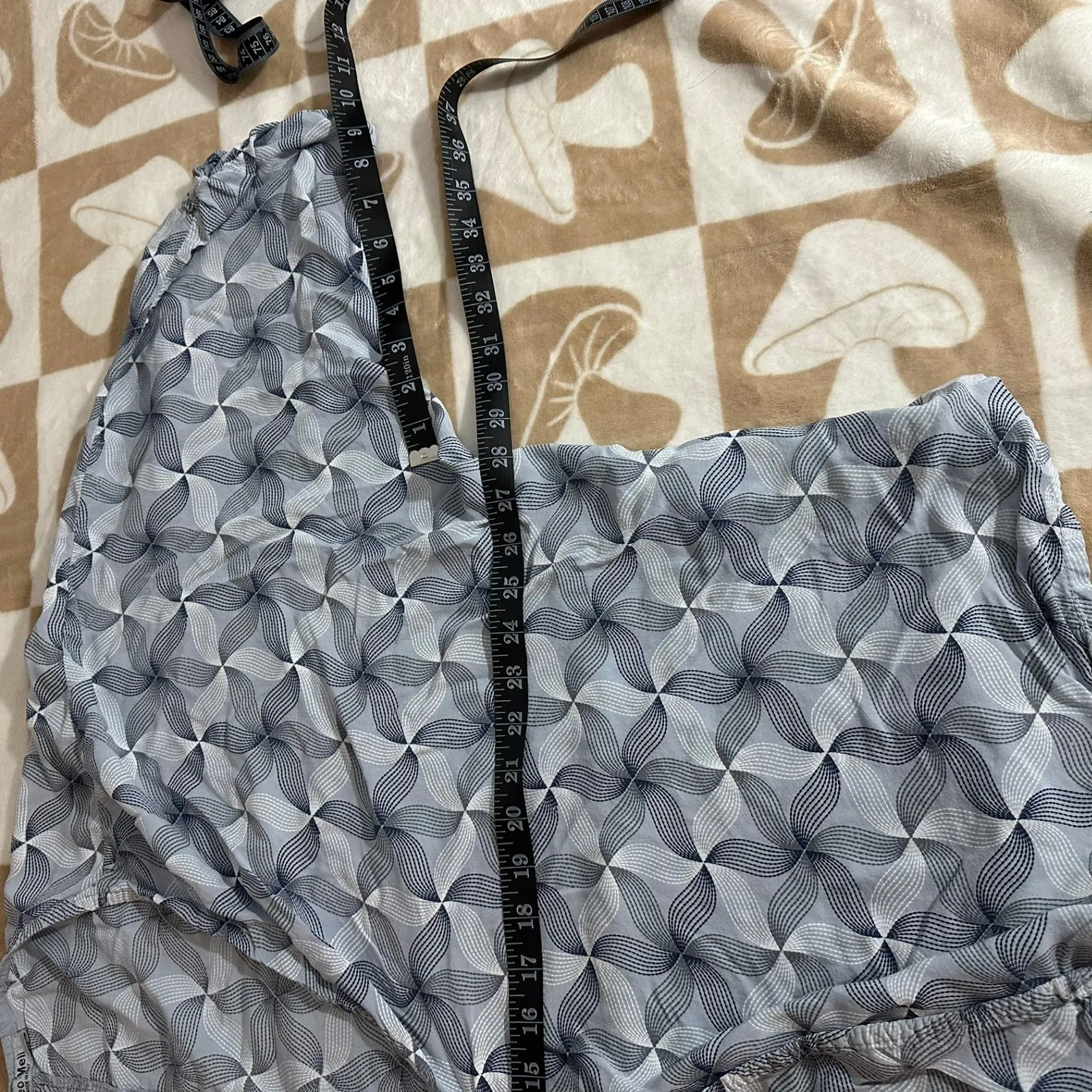 Meo Meli |‎ Cardigan Blue Geometric Made in Italy | Women's One Size Size undefined - Image 5