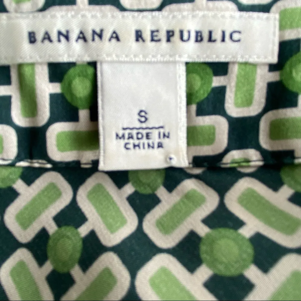 Banana Republic Square Neck Silk Blouse - Image 11