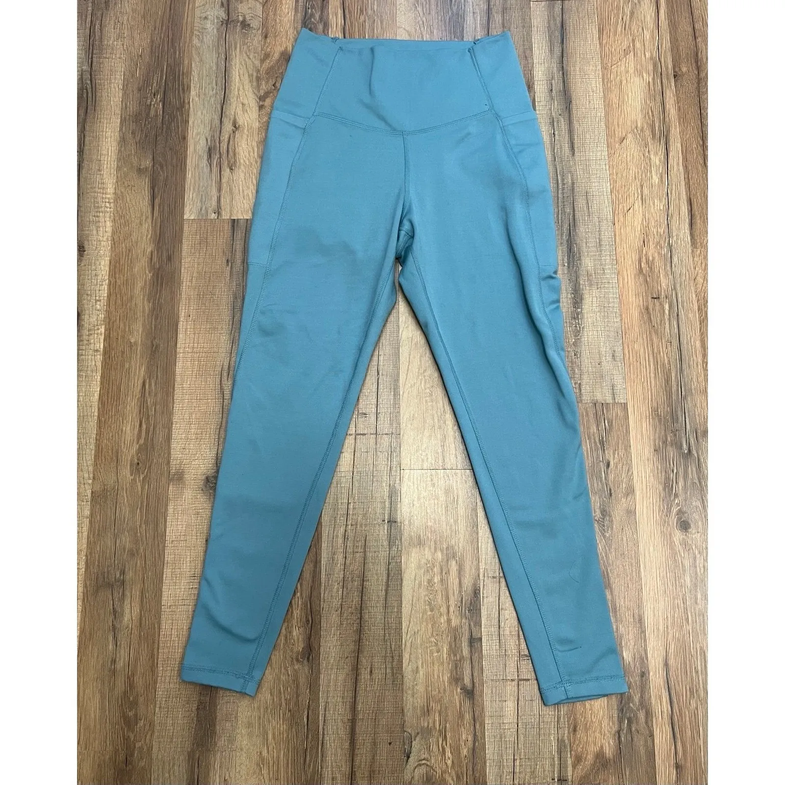 DANSKIN 1720442 SMOKE‎ BLUE BRUSHED CONTOUR LEGGINGS SZ M - Image 3