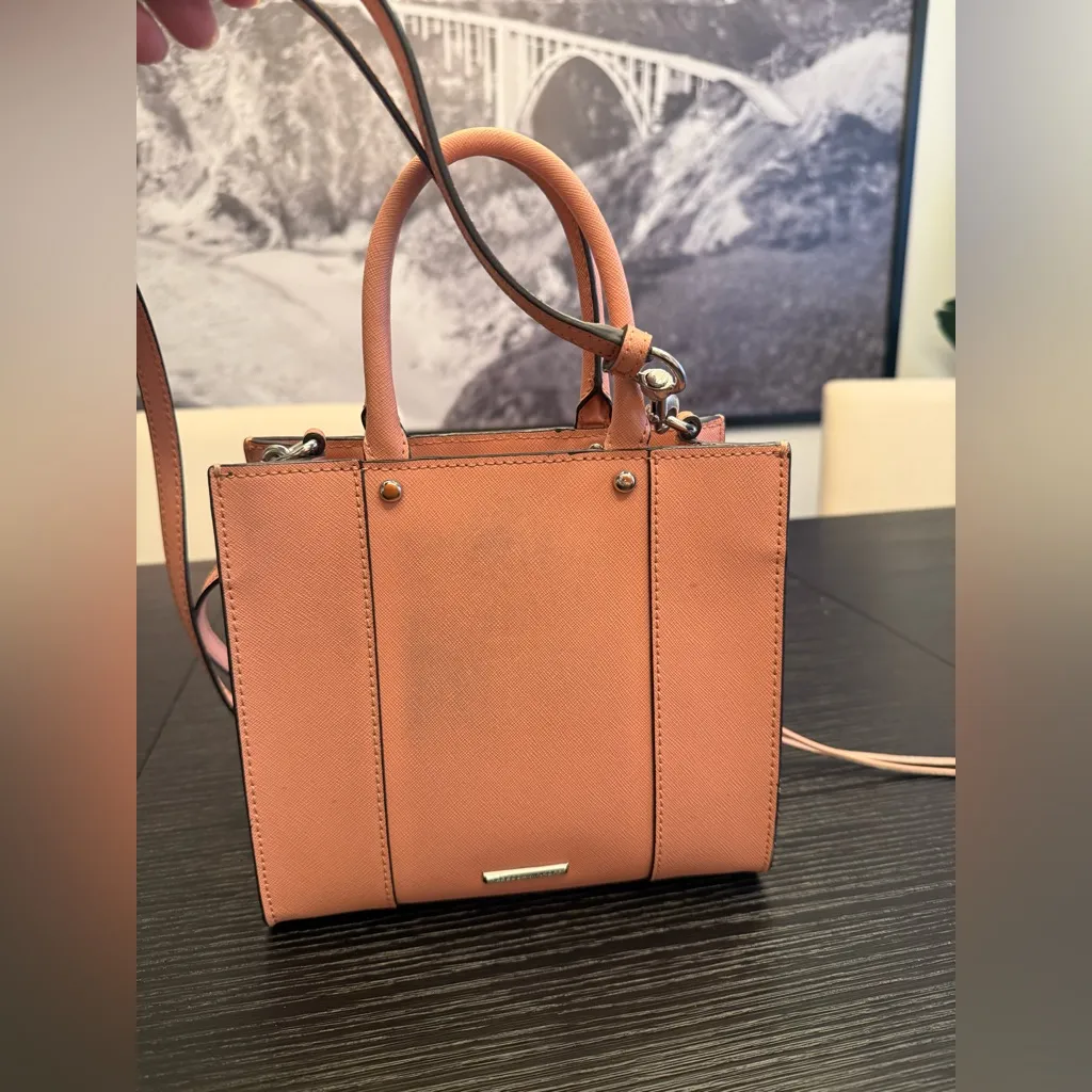 Rebecca Minkoff Mab Tote Mini Light Pink Leather Mini MAB Tote Purse - Image 5